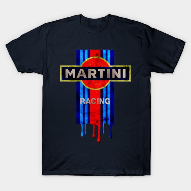 Vintage Martini Racing T-Shirt by CreativePhil